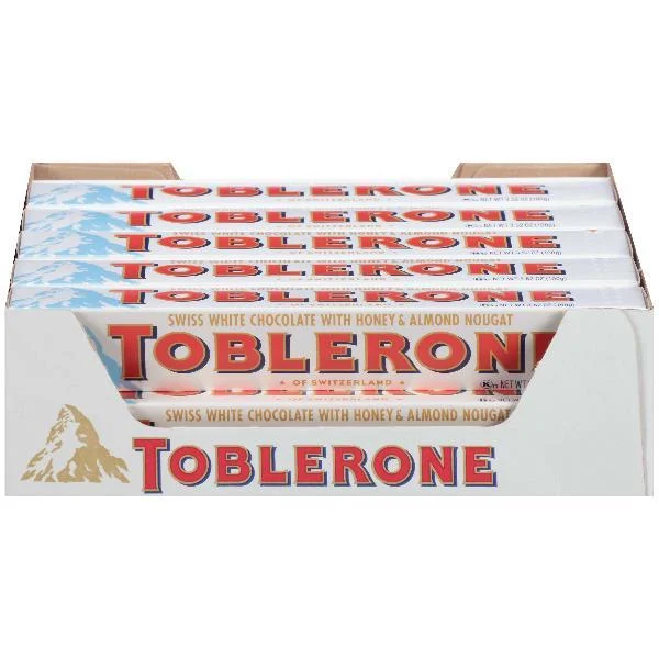 Tblrn Wht Chocolate Bar 3.52 Ounce Size - 80 Per Case.