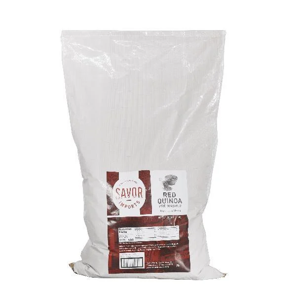 Savor Imports Red Quinoa 25 Pound Each - 1 Per Case.