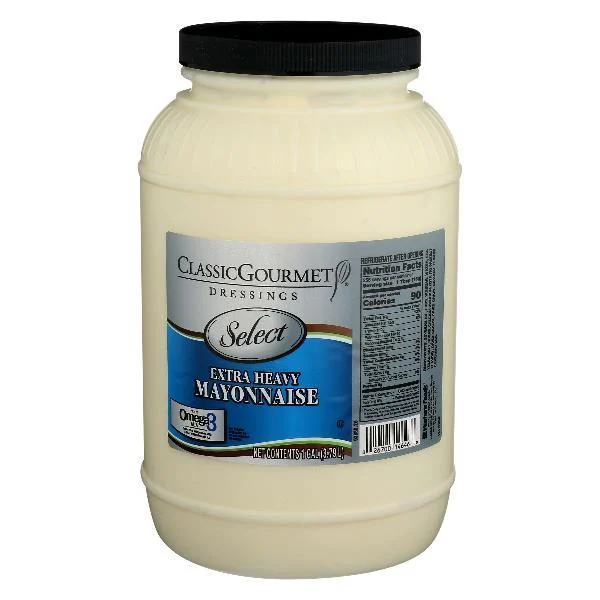 Classic Gourmet Select Extra Heavy Mayonnaise 1 Gallon - 4 Per Case.