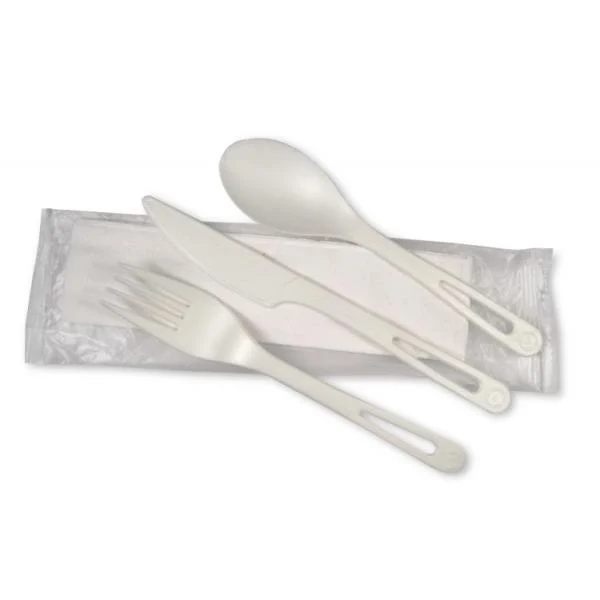 6" Tpla Set: (Fork Knife Spoon Napkin)