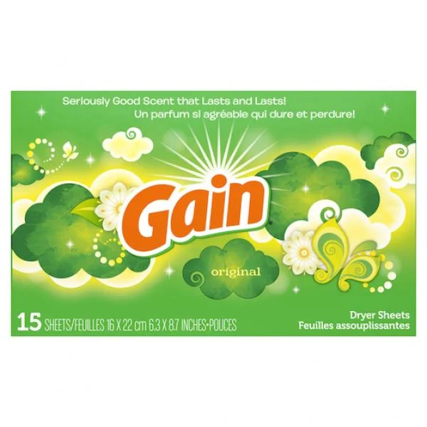 Gain Dryer Sheets Original 15 - 15 Cnt