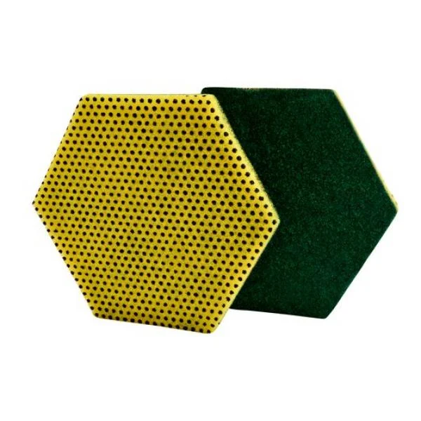 Scotch-Brite Dual Purpose Scour Pad Hexagon 5 In X 5.75 In 15/Case