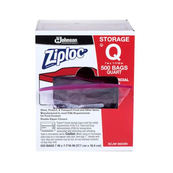 Ziploc Quart Storage Bag  1 - 500 Ea