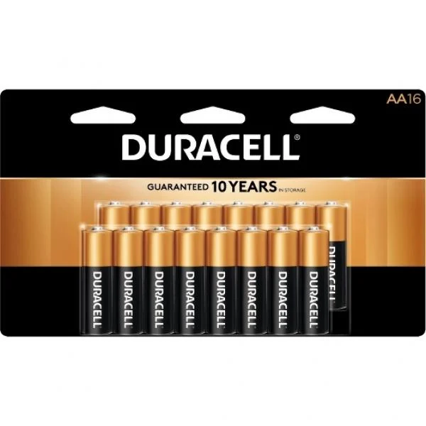 Duracell Coppertop Aa Alkaline Batteries 16Pack