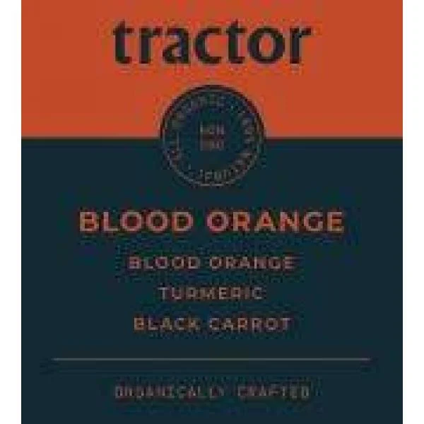 Tractor Beverage Co Organic Blood Orange Sodasyrup 2.5 Gallon - 1 Per Case.
