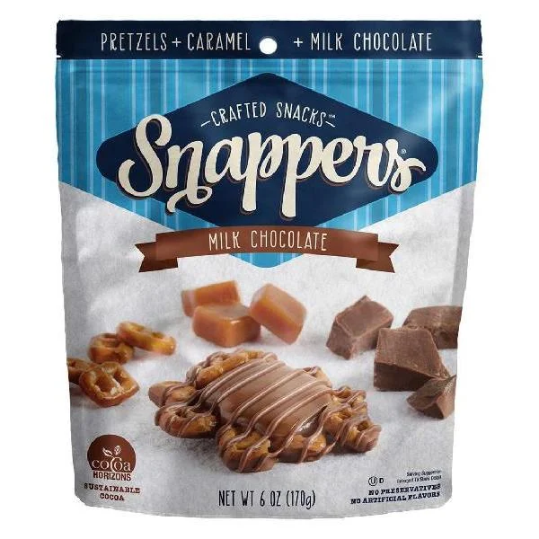 Snappers Snappers Milk Chocolate 6 Ounce Size - 10 Per Case.