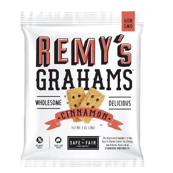 Remy's Grahams Cinnamon 1 Ounce Size - 192 Per Case.