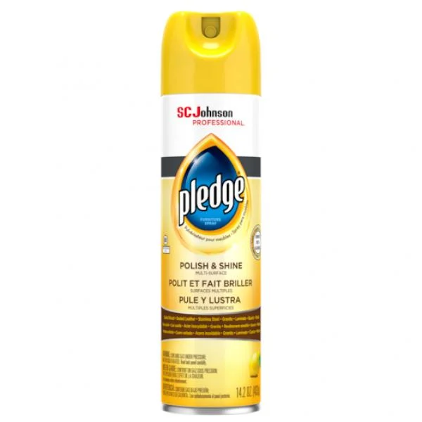 Pledge Beautify Lemon Aerosol 6 - 14.2 Oz