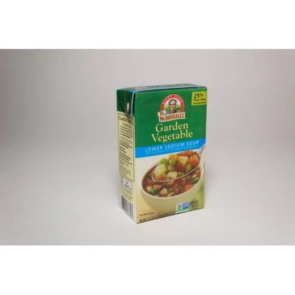 Dr Mcdougall's Garden Vegetable Soup Readyto Serve 17.9 Ounce Size - 6 Per Case.