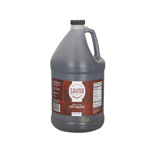 Savor Imports Soy Sauce Gluten Free 1 Gallon - 4 Per Case.