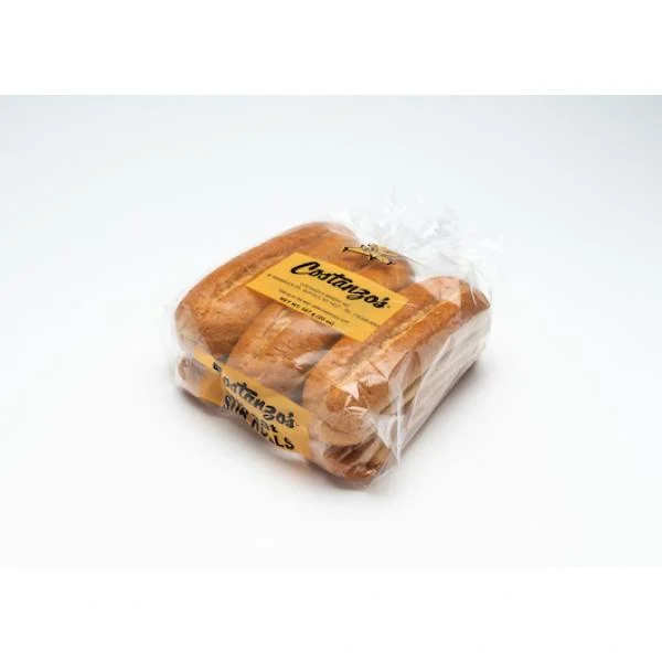 Costanzo's Bakery 8 Inch Wheat Split Top Submarine 112 Grams Each - 48 Per Case.