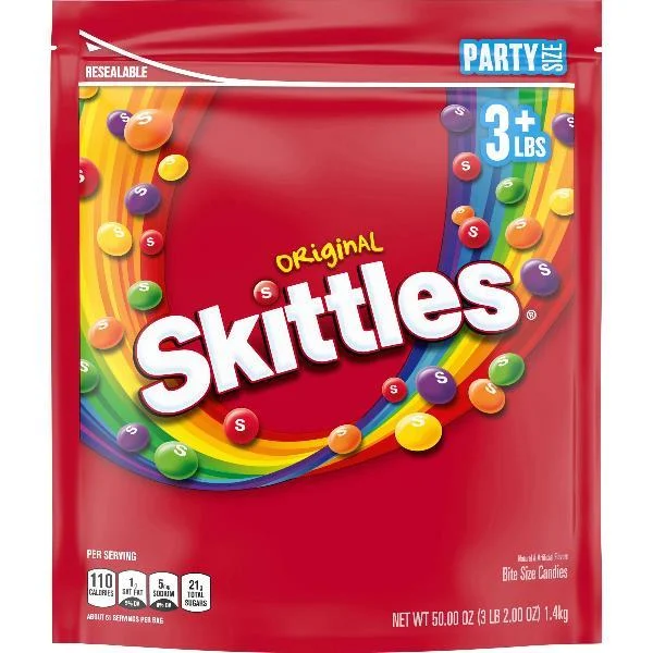 Skittles Original Per 50 Ounce Size - 6 Per Case.