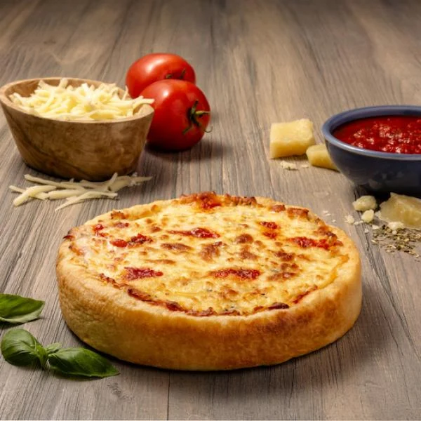 Uno Foods Inc 7 Inch Deep Dish Cheese Pizza 30 Each - 1 Per Case.