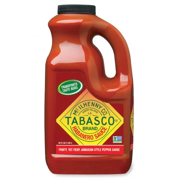 Tabasco Habanero Pepper Sauce 0.5 Gallon - 2 Per Case.