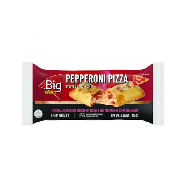 Sfs Big Daddy's Pepp Stf Sand Whole Grain Individually Wrapped Lbs4.46 Ounce Size - 48 Per Case.