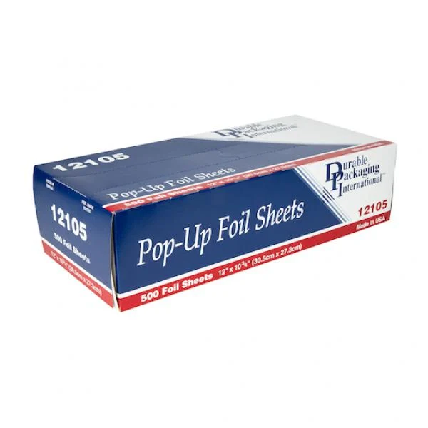 Durable Packaging 12"X 10 3/4" Foil Sheets 6 - 500 Ea