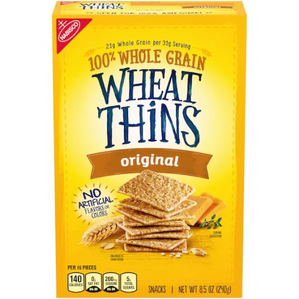 Wheat Thins Original 8.5 Ounce Size - 6 Per Case.