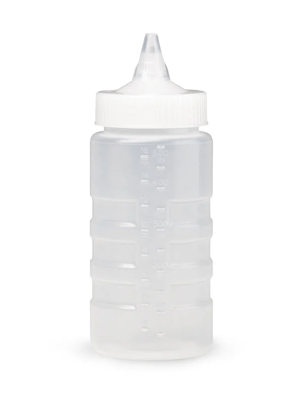 Vollrath Squeeze Dispenser Wide Mouth Closecap Clear 1 Each - 12 Per Case.