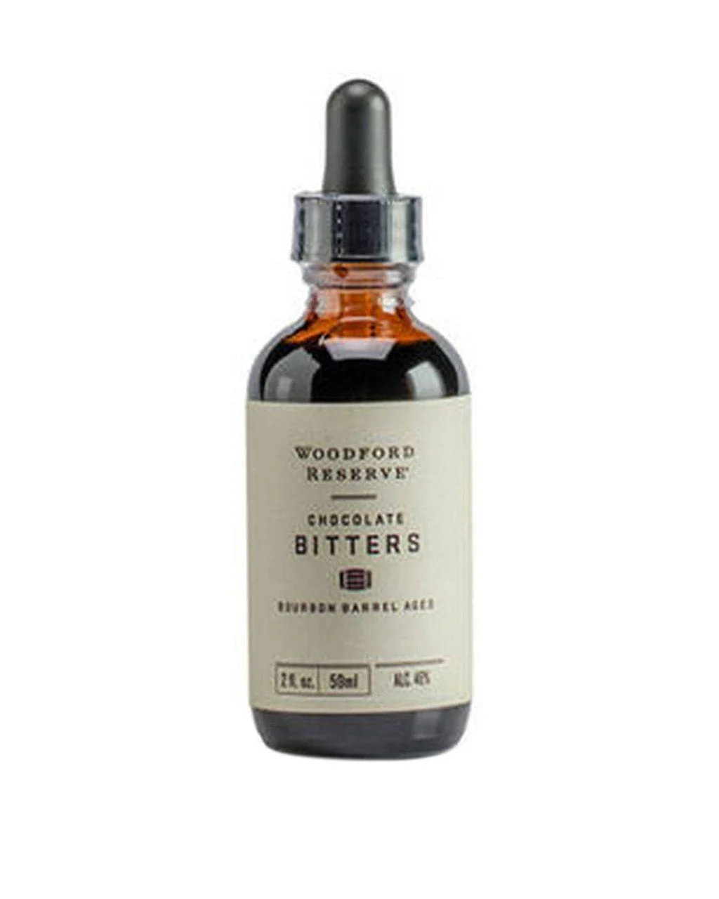 Woodford Reserve Bourbon Barrel Aged Chocolate Bitters, 59 ml (2 oz) Dropper