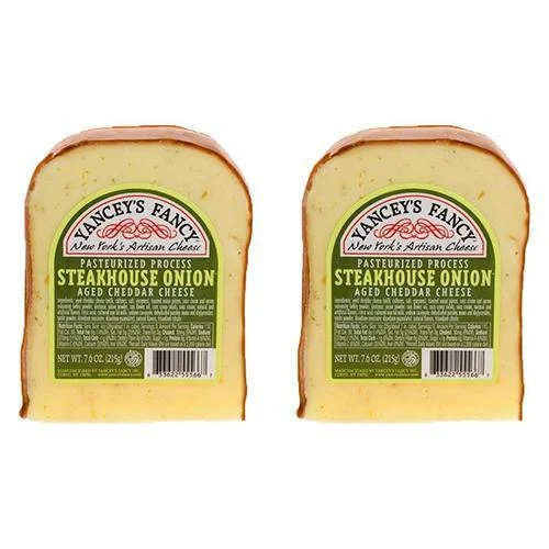 Yancey's Fancy Steakhouse Onion Cheddar, 7.6 oz [PACK of 2]