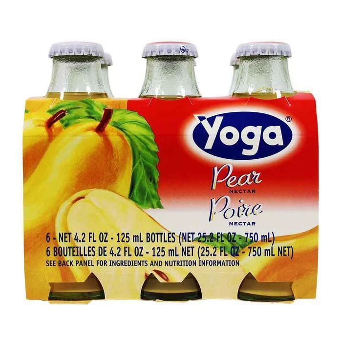 Yoga Italian Pear Nectar, 4.2 oz (6 bottles)