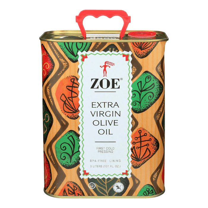 ZOE Extra Virgin Olive Oil in Tin, 101 oz (3 L)