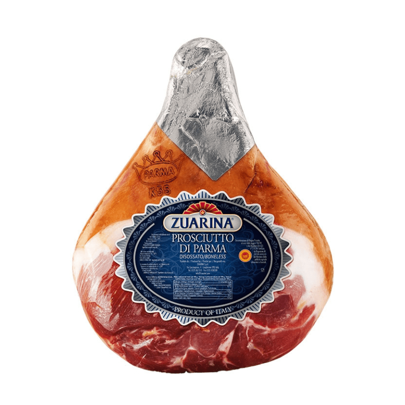 Zuarina 18 Month Aged Prosciutto di Parma, 17 Lbs